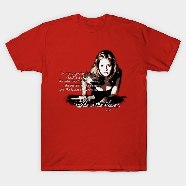 Buffy The Vampire Slayer T-Shirt by CursedRose